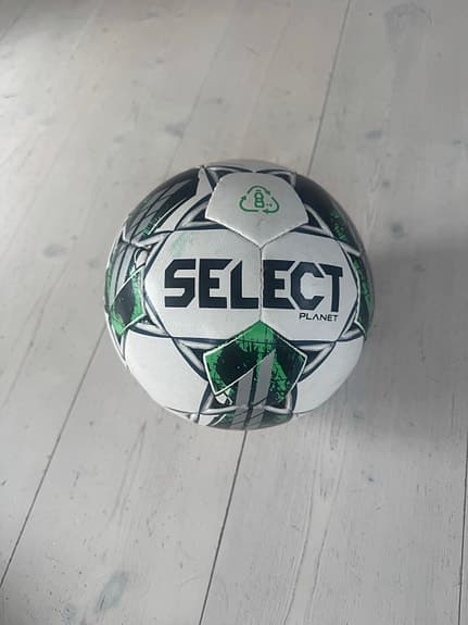Select Planet fotboll vit grön
