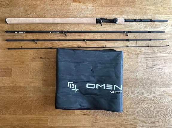 13 Fishing Omen Quest triggerspö 4-delat