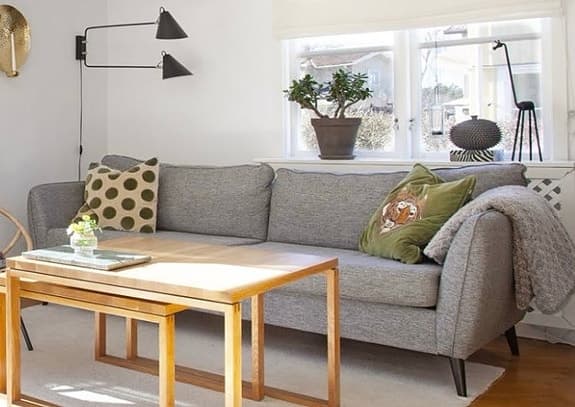 Soffa Mio County grå