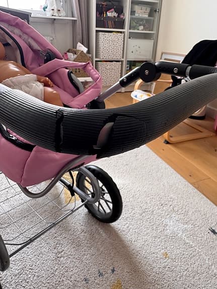 BRIO dockvagn rosa