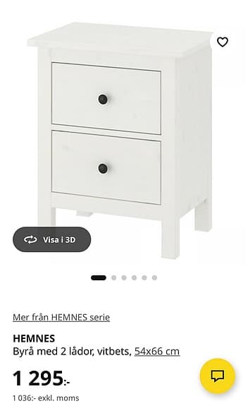 IKEA Sängbord 2st