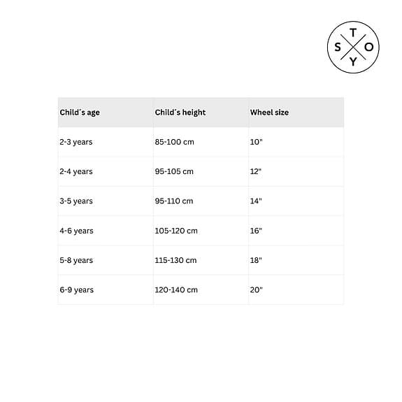 Stoy Cruiser barncykel 12" svart (Ny)