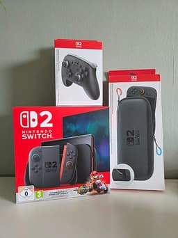 Nintendo Switch 2 med tillbehör och spel