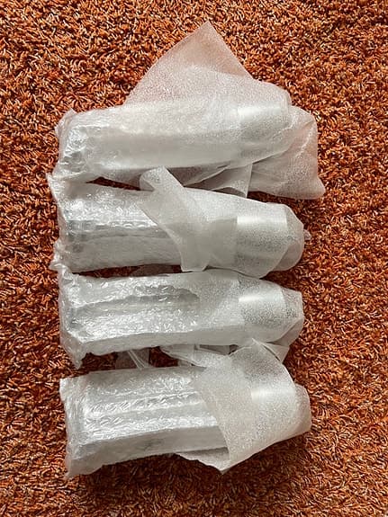 Mio Delux sängben 4-pack krom 19cm