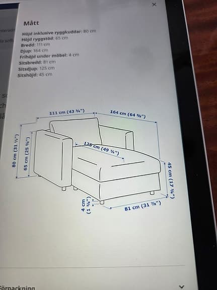 Schäslong från Ikea (vimla)