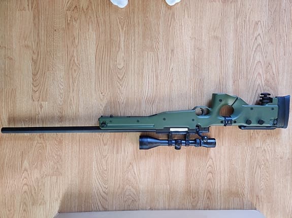Airsoft Sniper Well MB08A + 3-9x50 Kikarsikte