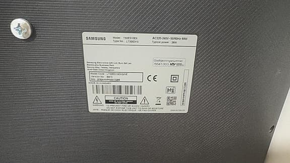 Samsung UE32J6203 TV 32 tum svart