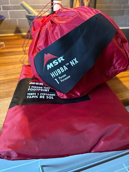 MSR Hubba NX 1 och Jack Wolfskin Gossamer
