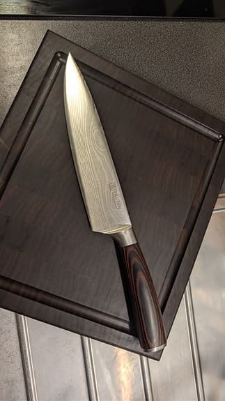 Handgjord skärbräda i Valnöt