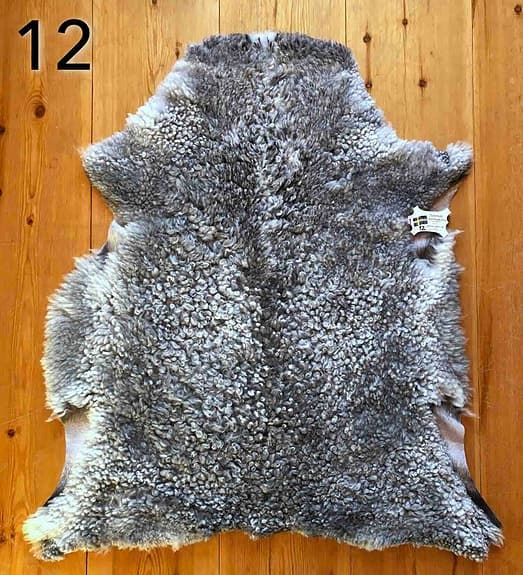 Lammskinn gutefår skinn pläd fäll matta