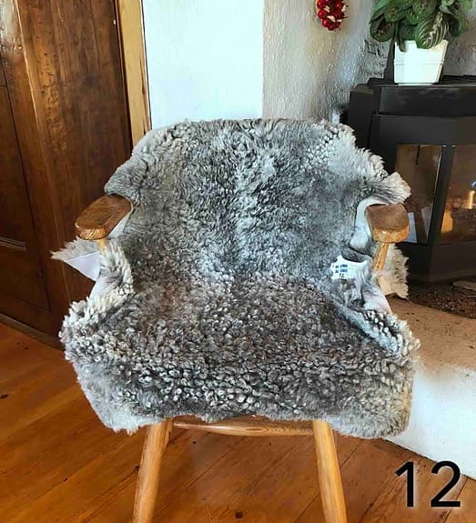 Lammskinn gutefår skinn pläd fäll matta