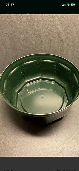 Rosellplast Erna krukor plast mörkgröna