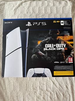 Sony Playstation 5 spelkonsol med Call of Duty Black Ops 6