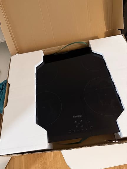 Siemens induktionshäll svart