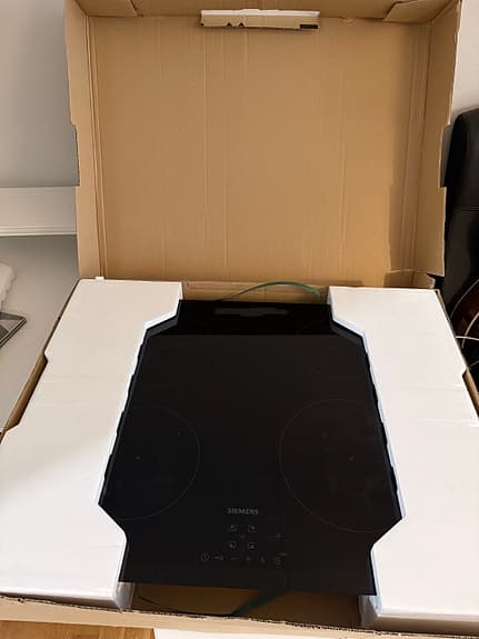 Siemens induktionshäll svart