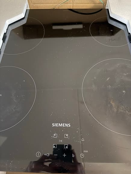 Siemens induktionshäll svart