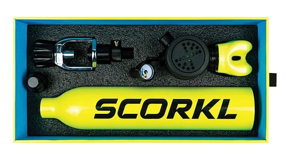 SCORKL Buddy Pack- snorklingsutrusning (cylindrar med regulator)