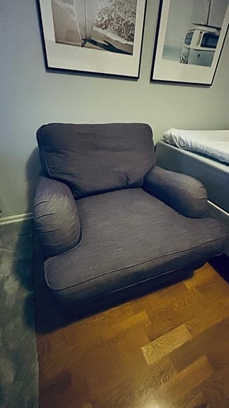 Soffa och fåtölj