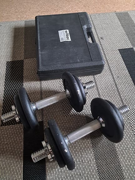 2st hantlar väger 10kg st