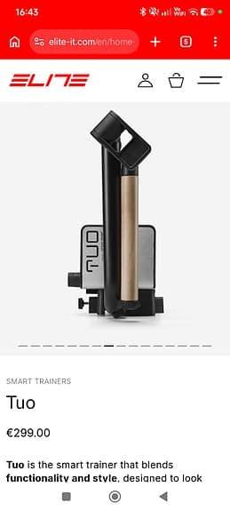 Elite TUO bike trainer