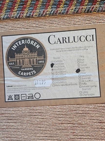 Carlucci gång matta