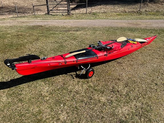 Kayak seatron GT prijon + gammal seayak + paddlar och utrustning