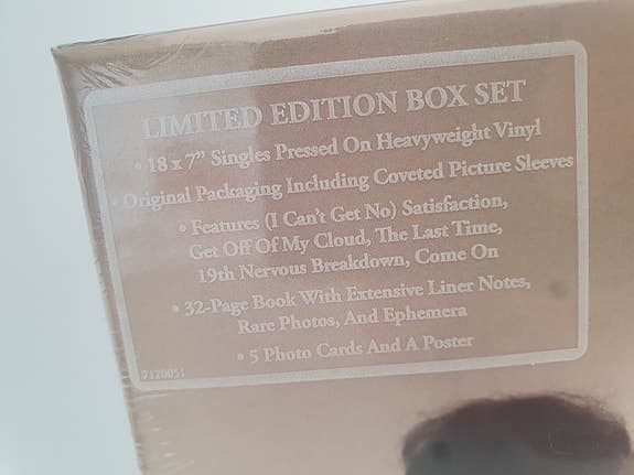 Rolling Stones Singles 1963-1966. deluxe box