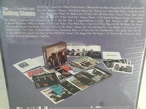 Rolling Stones Singles 1963-1966. deluxe box