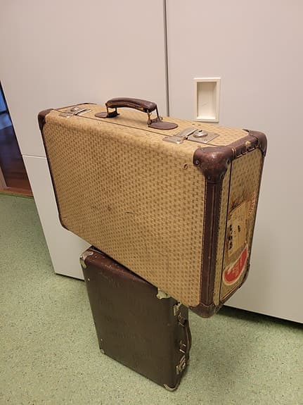 Resväskor retro.