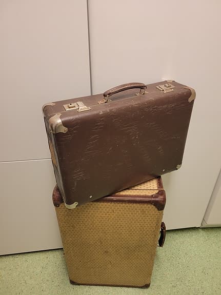 Resväskor retro.