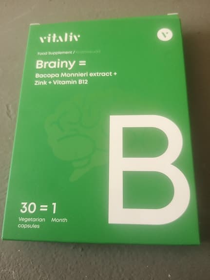 Vild Nord Brainy kosttillskott 30 vegetariska kapslar