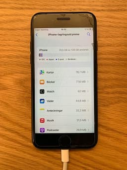 Apple iPhone 7 smartphone 128 GB svart