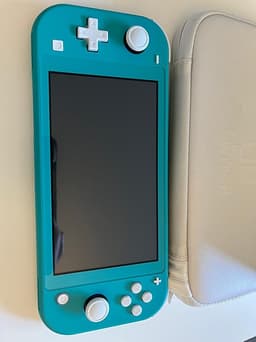 Nintendo Switch Lite turkos spelkonsol med originalskyddsfodral