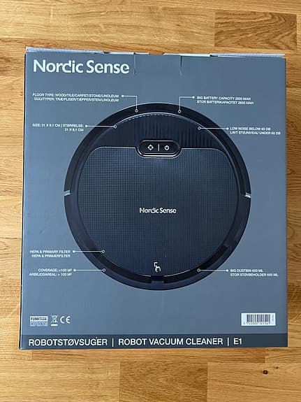 Nordic Sense Robotdammsugare - oöppnad