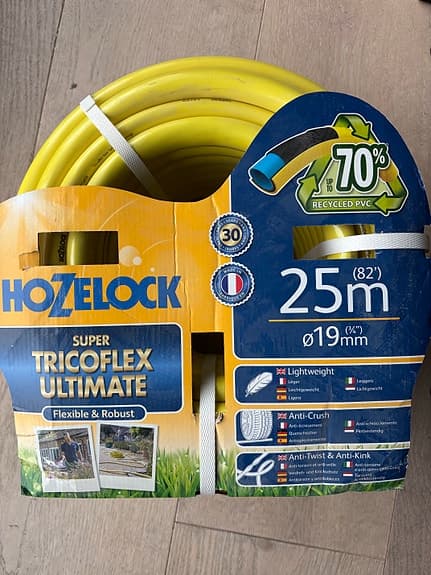 Hozelock Super Tricoflex Ultimate trädgårdsslang 25 m 19 mm gul
