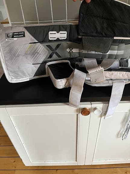 Målvaktsutrustning:  Bauer Vapor X5 Pro