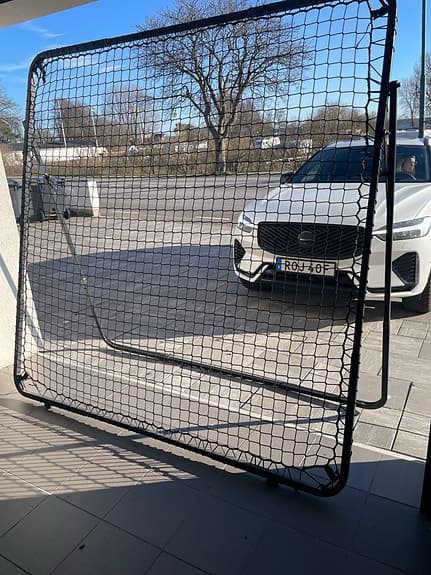 KingTrainer rebounder träningsnät svart 2x2m