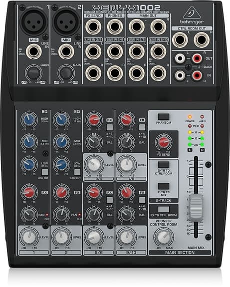 Helt ny ultrakompakt premiummixer – Behringer Xenyx 1002