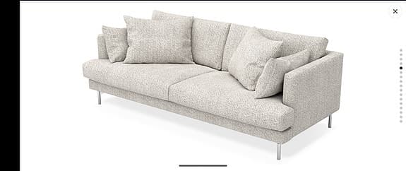 Mio Harper 3-sits soffa