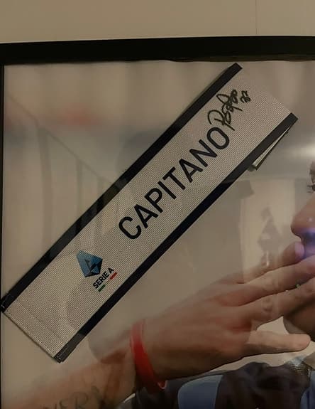 Officiell fotboll signerad av Christian Vieri