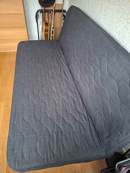 IKEA bäddsoffa grå 140x200 cm