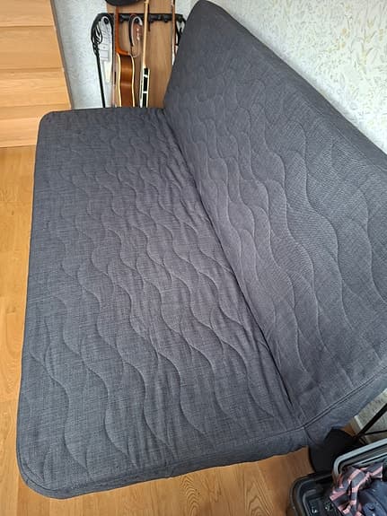IKEA bäddsoffa grå 140x200 cm