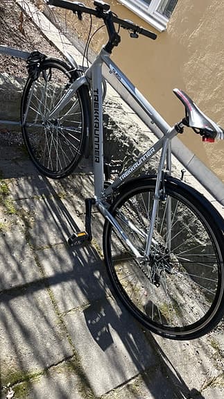Trekkrunner landsvägscykel 28" herr L grå