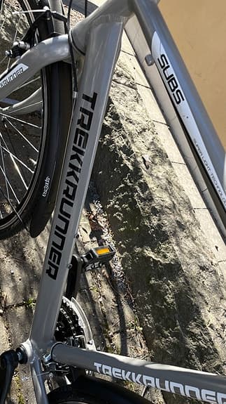 Trekkrunner landsvägscykel 28" herr L grå