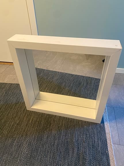 Mio spegel vit rektangulär