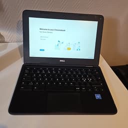 Dell Chromebook 11 3180 laptop 11 tum svart