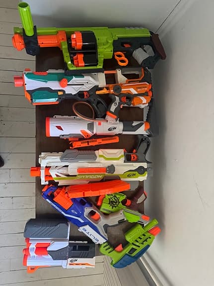 Nerf leksaksvapen blandade modeller