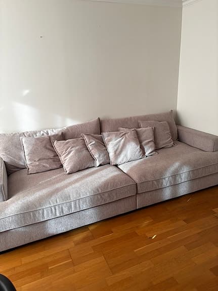 Mio Rossi 4-sits soffa – mycket bra skick – beige (leverans löses)