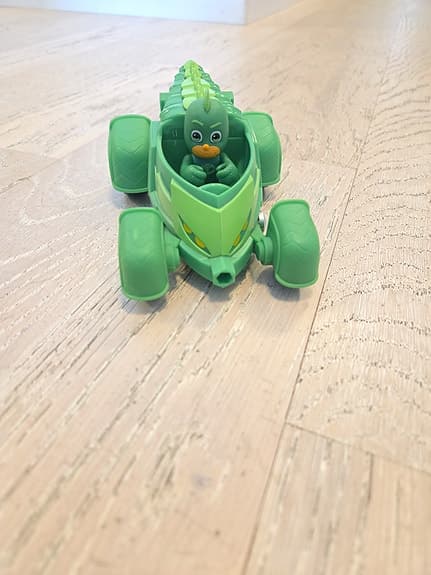 Pj Masks Gekko leksaksbil med figur grön plast