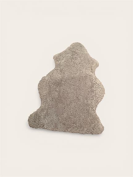 IKEA "Ludde" Fårskinn / Matta (Grå) – 96x62 cm